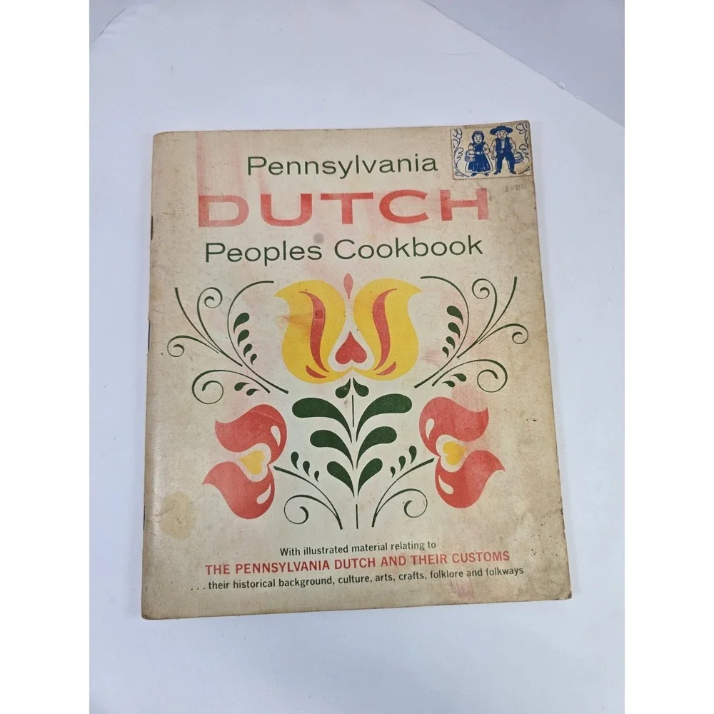 Vintage Pennsylvania Dutch Peoples Cookbook Culinary Arts Press Amish Recipes